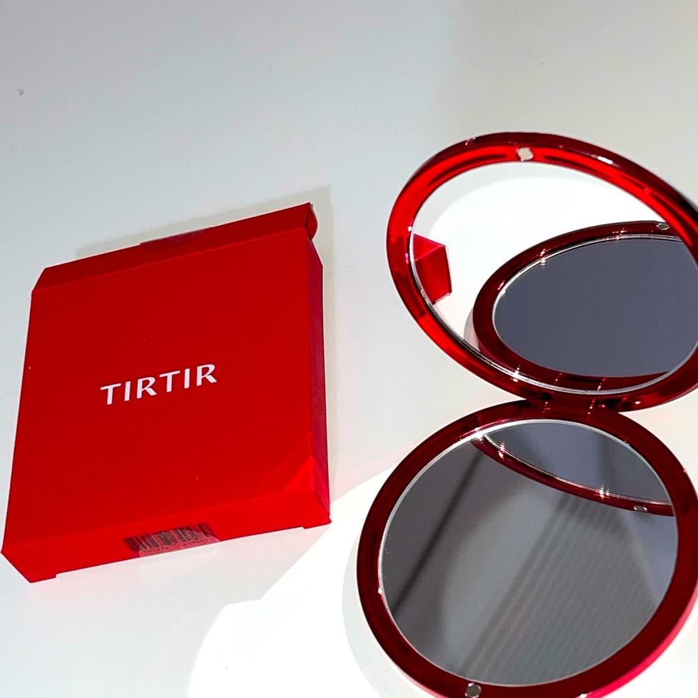 Tirtir Red Compact Mirror Dual-sided (K-beauty)